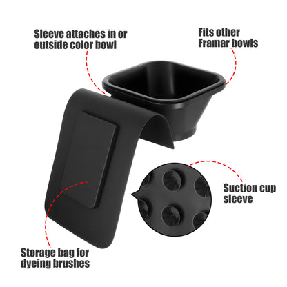 Stylance Silicone Suction Cup Toning Bowl