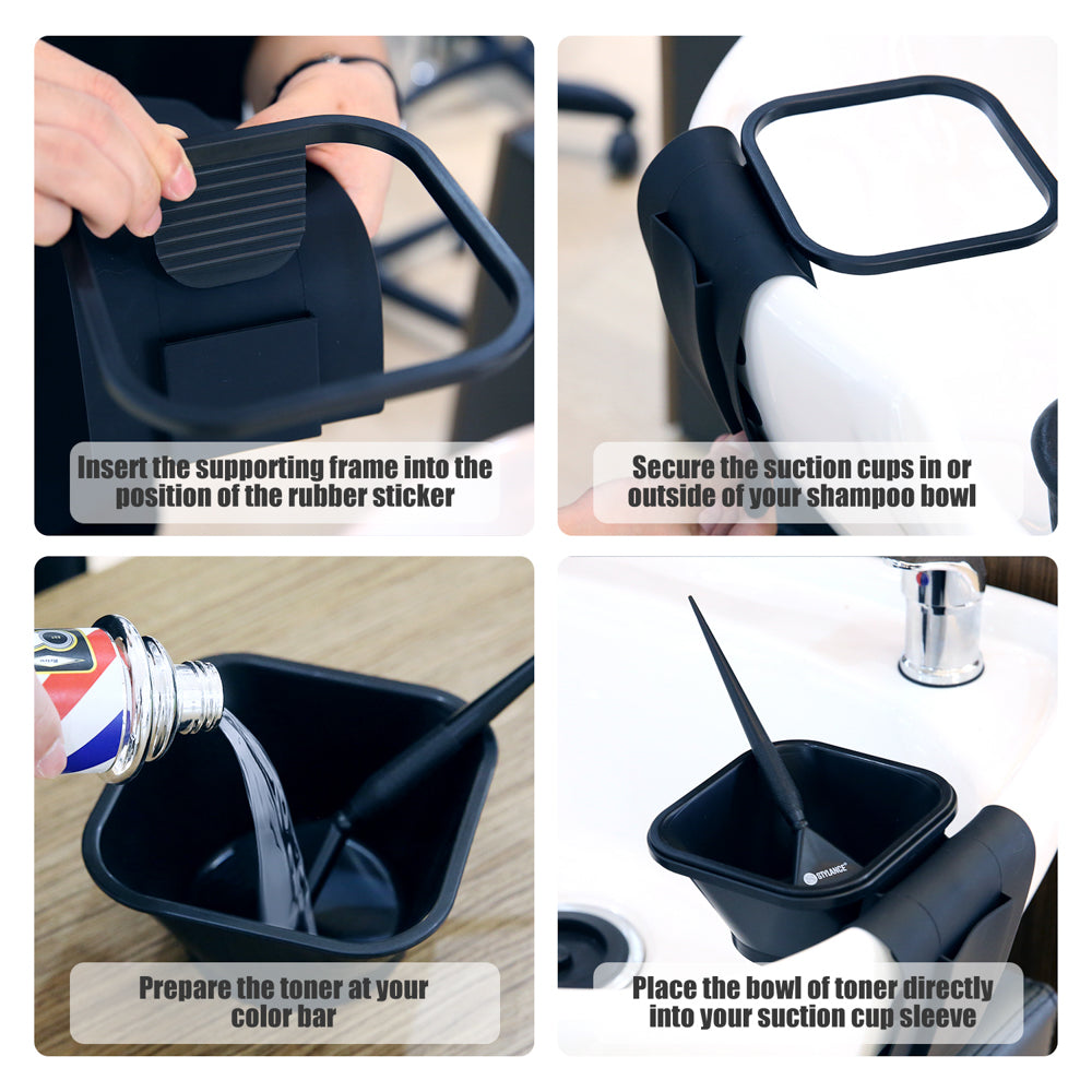 Stylance Silicone Suction Cup Toning Bowl