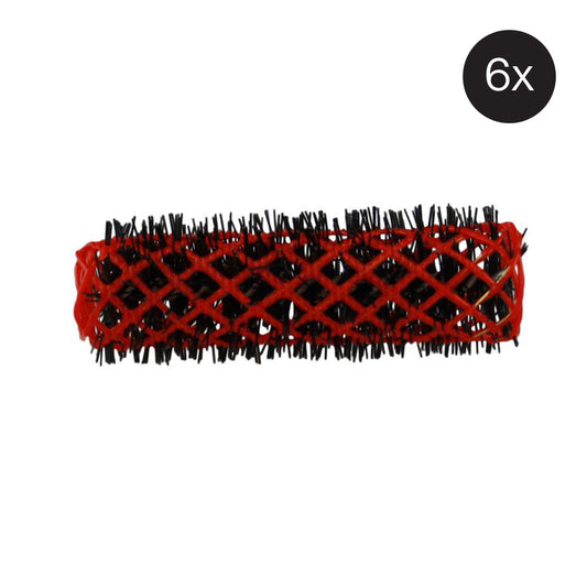 Hi Lift Original Swiss Brush Rollers 16mm Coral 6Pk
