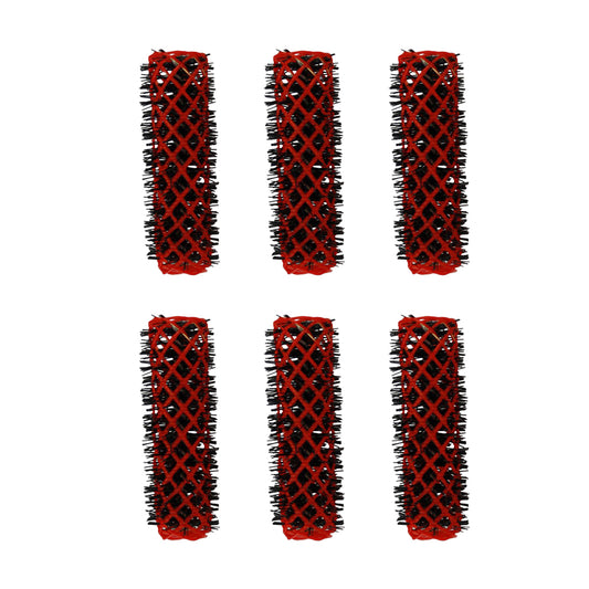 Hi Lift Original Swiss Brush Rollers 16mm Coral 6Pk