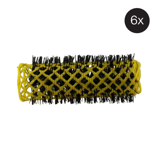 Hi Lift Original Swiss Brush Rollers 20mm Yellow 6Pk