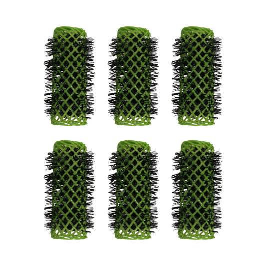 Hi Lift Original Swiss Brush Rollers 25mm Green  6Pk