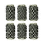 Hi Lift Original Swiss Brush Rollers 32mm White  6Pk