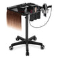 TASALON Metal Rolling Salon Tray on Wheels