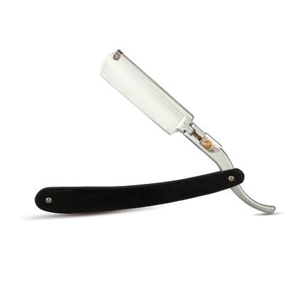 The Barber Man Shaving Razor 2 Black Wood/Silver