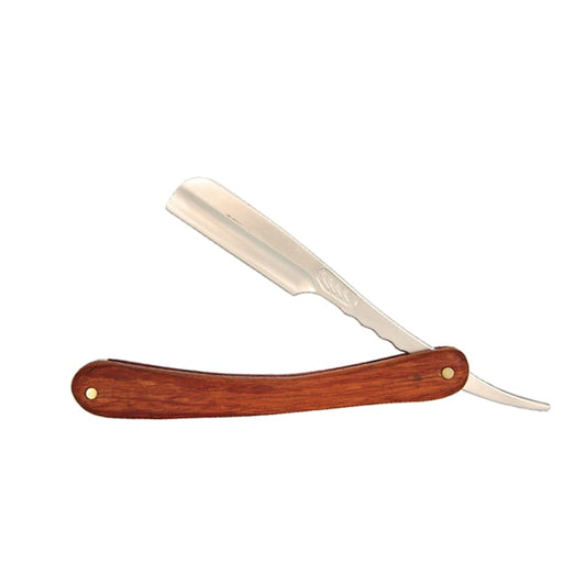 The Barber Man Shaving Razor 4 Warm Wood/Silver