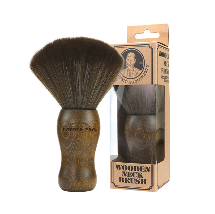 Barber Pro Wooden Neck Brush 1