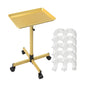 TASALON Adjustable Salon Tray with 10 Plastic Films Gold