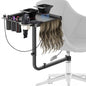 TASALON Chair-Mounted Salon Tray with 2 Magnetic Bowls - Black