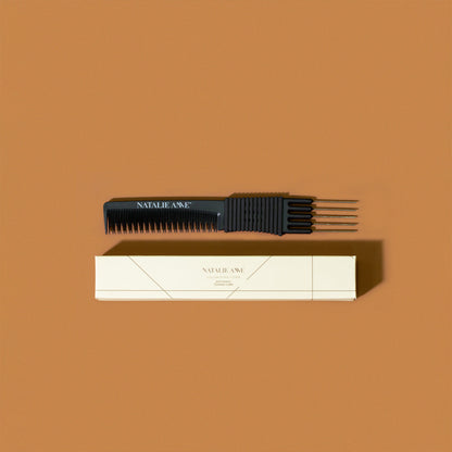 Natalie Anne Volumising Comb – Black - 3