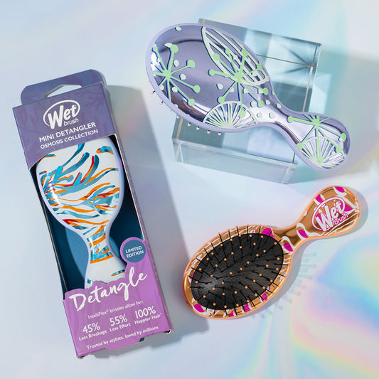 WetBrush Mini Osmosis - Flowing Coral