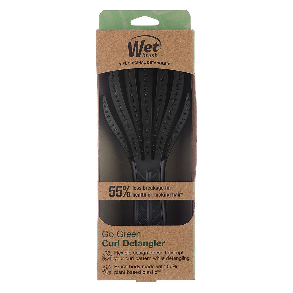 WetBrush Go Green Curl Detangler Brush – Black