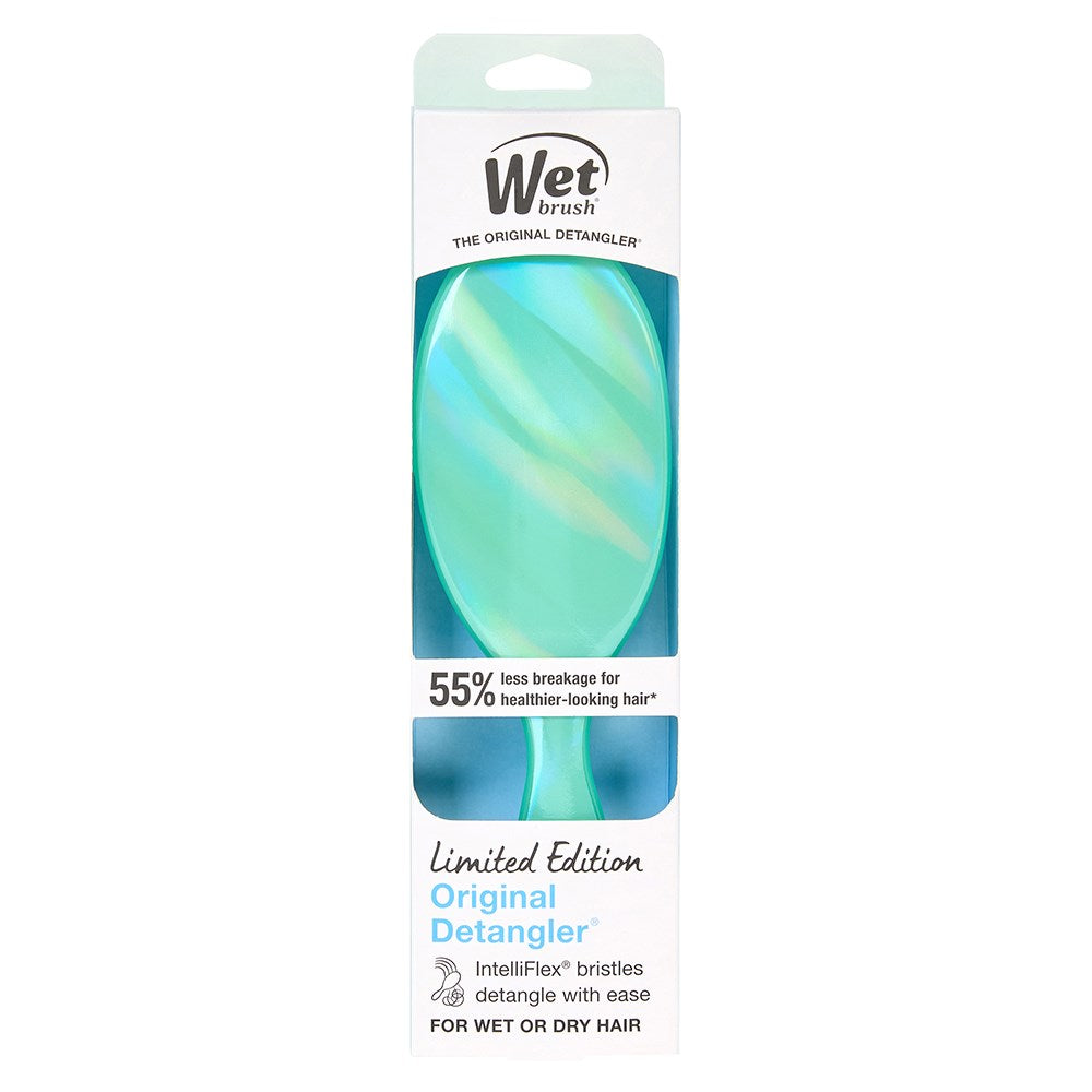 WetBrush Original Detangler – Prismatic Glow Green