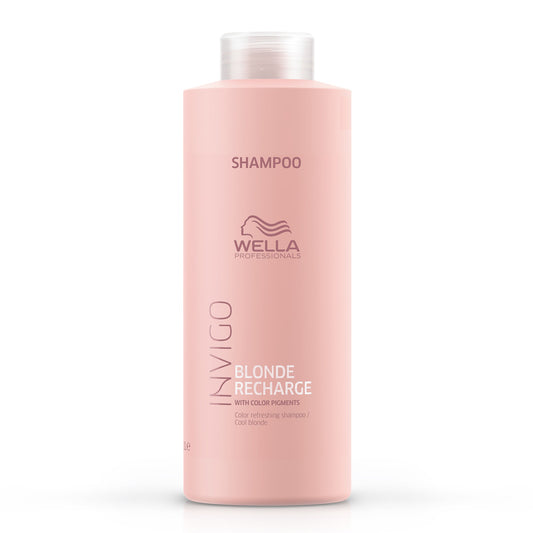 Wella Professionals Invigo Blonde Recharge Cool Blonde Color Refreshing Shampoo 1000ml