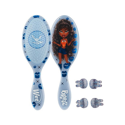 Wet Brush Bratz Sasha Original Detangler Kit with 4 Mini Bunny Claw Clips