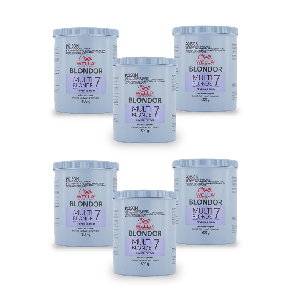 Wella Blondor Multi Blonde 7 Lightening Powder 800g 6Pk