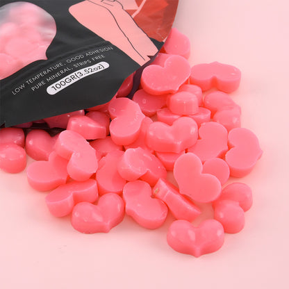 WaxKiss Love Heart Hot Wax Rose 100g