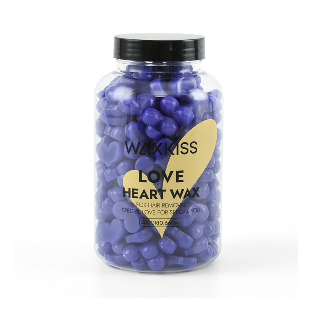 WaxKiss Love Heart Hot Wax Lavender 300g
