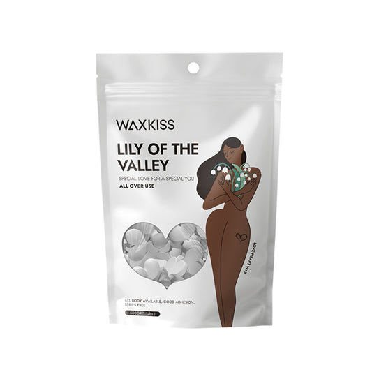 WaxKiss Love Heart Hot Wax White Tea 500g