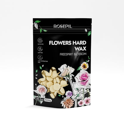 WaxKiss Flowers Hot Wax White Tea 1Kg