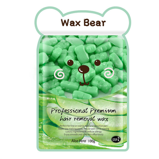 WaxKiss Bear Hot Wax Aloe Vera 100g