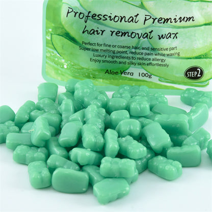 WaxKiss Bear Hot Wax Aloe Vera 100g