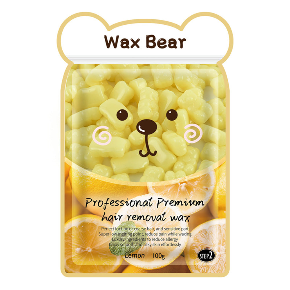WaxKiss Bear Hot Wax Lemon 100g