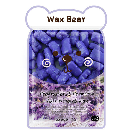 WaxKiss Bear Hot Wax Lavender 100g