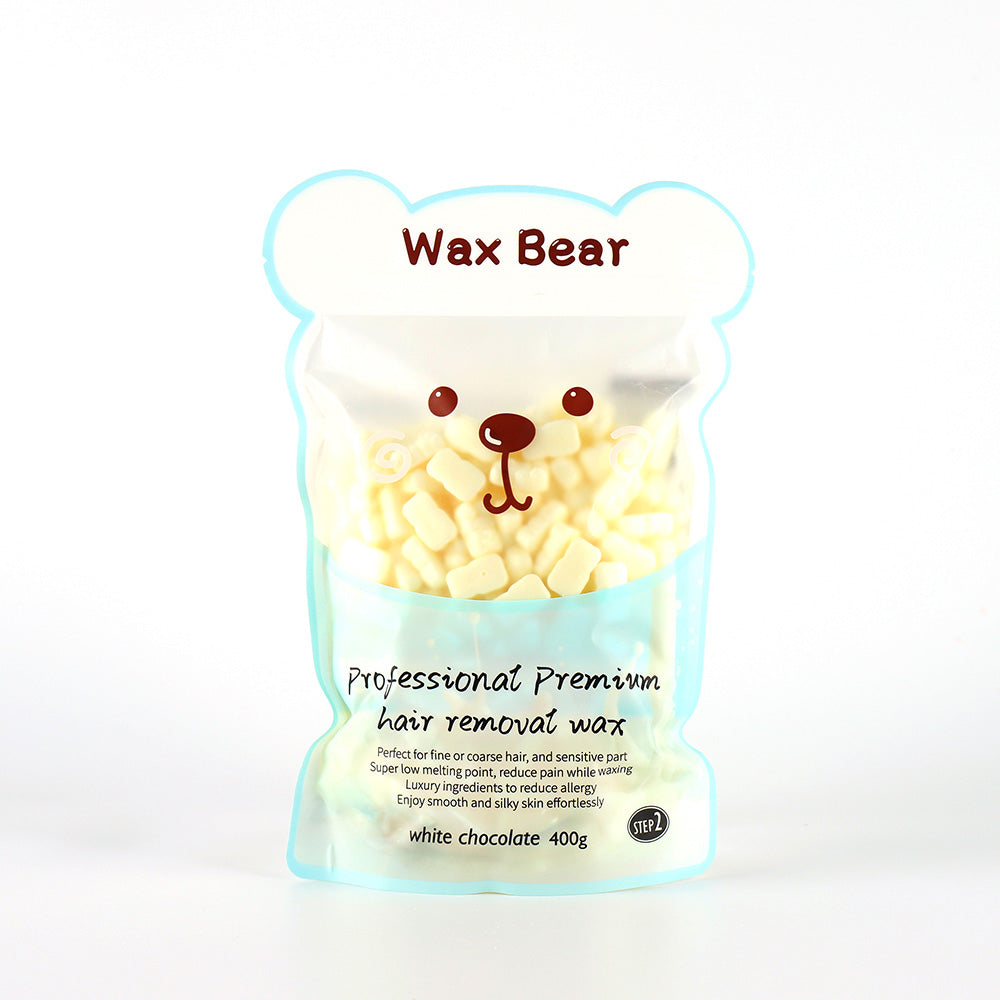 WaxKiss Bear Hot Wax White Chocolate 400g