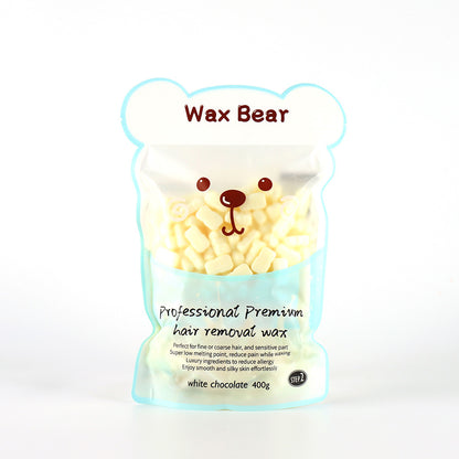 WaxKiss Bear Hot Wax White Chocolate 400g