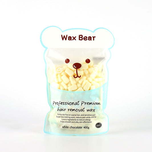 WaxKiss Bear Hot Wax White Chocolate 400g