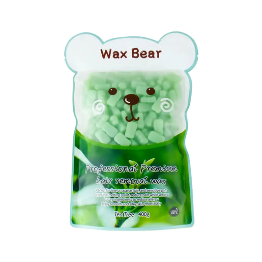 WaxKiss Bear Hot Wax Tea-Tree 400g