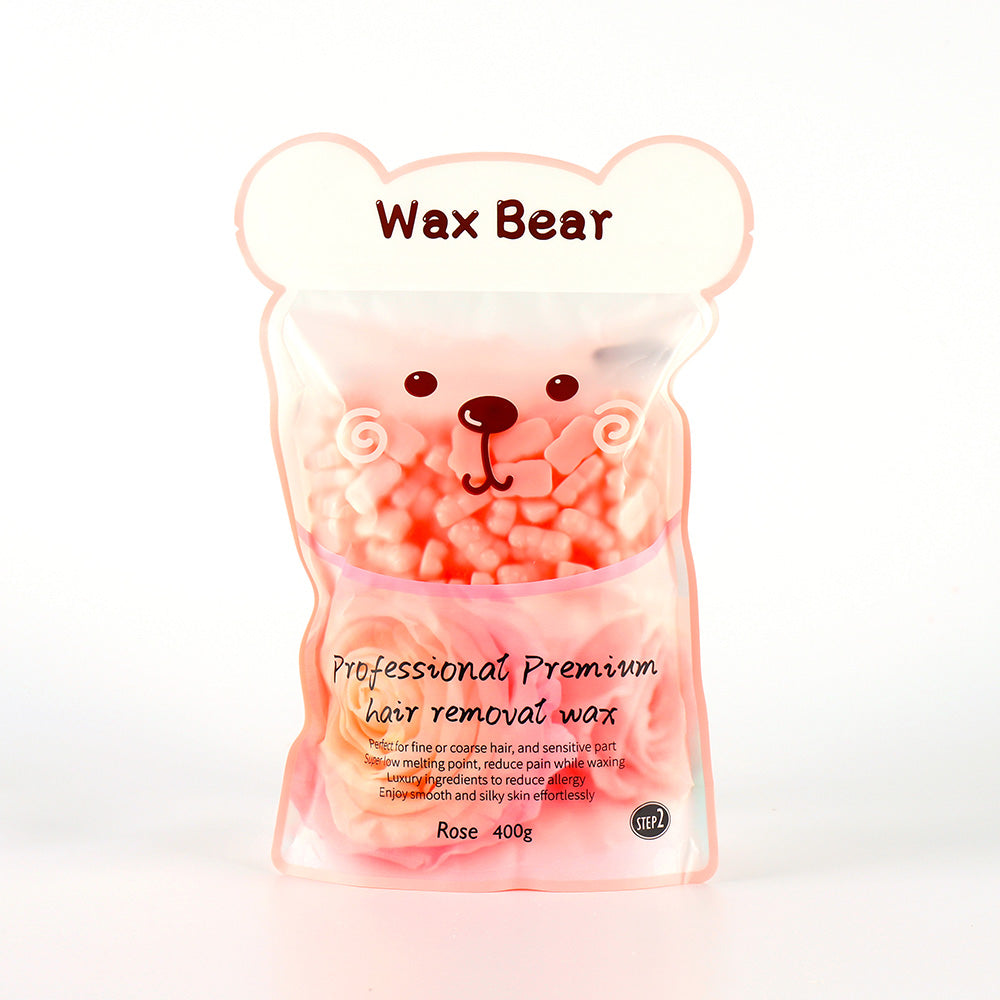 WaxKiss Bear Hot Wax Rose 400g