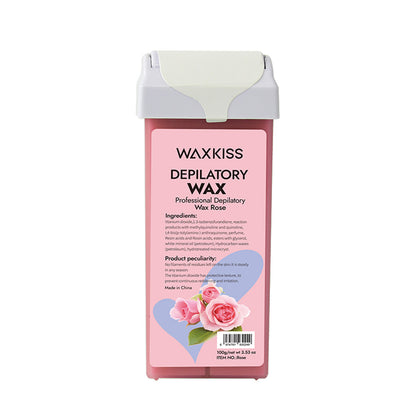WaxKiss Strip Wax Cartridge Rose 100g
