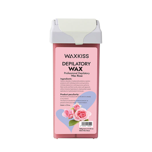 WaxKiss Strip Wax Cartridge Rose 100g