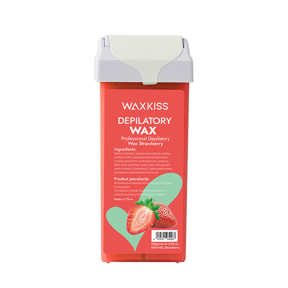 WaxKiss Strip Wax Cartridge Strawberry 100g