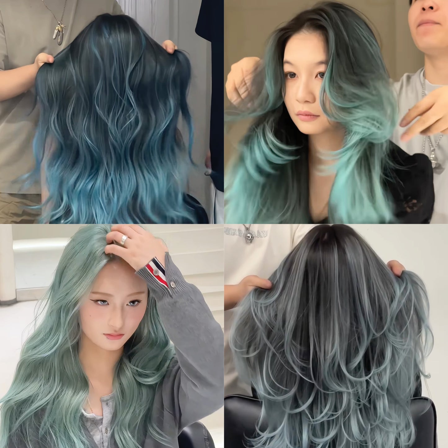 Polan Cloud Lock Colour Mousse Ice Blue 250g