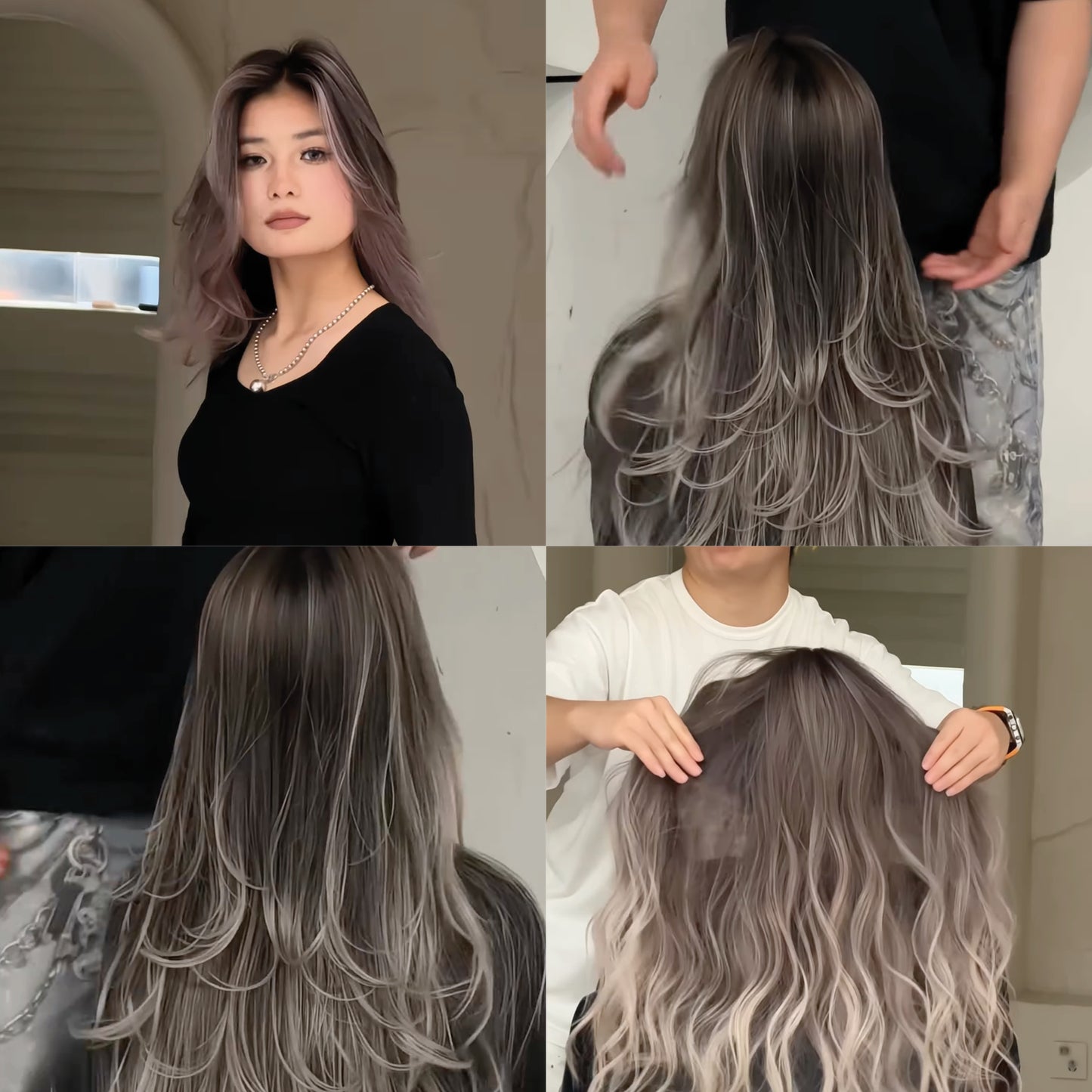 Polan Cloud Lock Colour Mousse Purple 250g